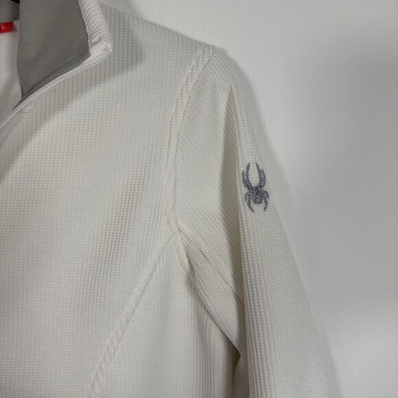 Spyder Endure Stryke Full Zip Mid-Weight Sweater Large Jacket Coat Shacket - Picture 4 of 8